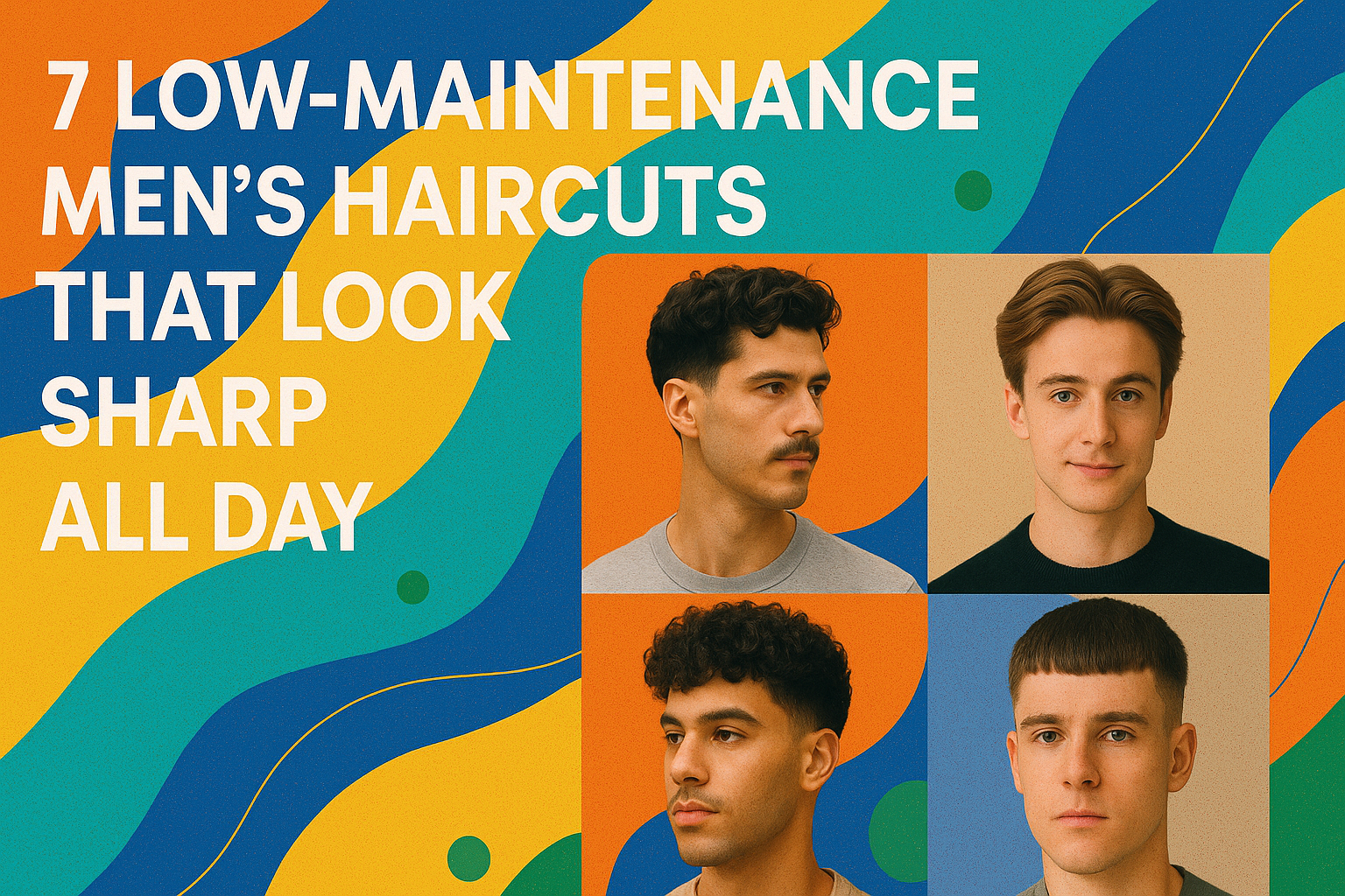 low maintenance men's haircuts
